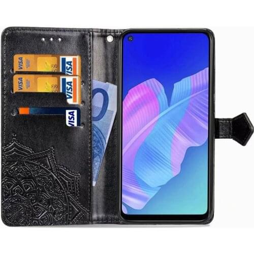 Embossed Mandala PU Leather Wallet Magnetic Flip Phone Case Cover for HUAWEI Honor 30 Pro 10x Psmart 2020 Y7P Y6P Y5P 4TPRO 30S