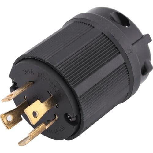 For L14-30P Generator RV Plug Generator Receptacle Socket Male Female Receptacle Tool Kits AC 125V-250V 30A 4 Pin NEMA L14-30