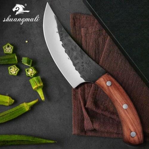 5 Inch Boning Knife 4CR13 Stainless Steel Deboning Chef Kitchen Knifes Utility Sharp Cook Knive Ebony Wood Handle With Cover