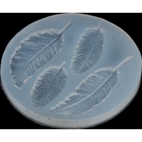 Epoxy Silicone Mold For Pendant DIY Handmade Feather Resin Molds Jewelry Making Tools