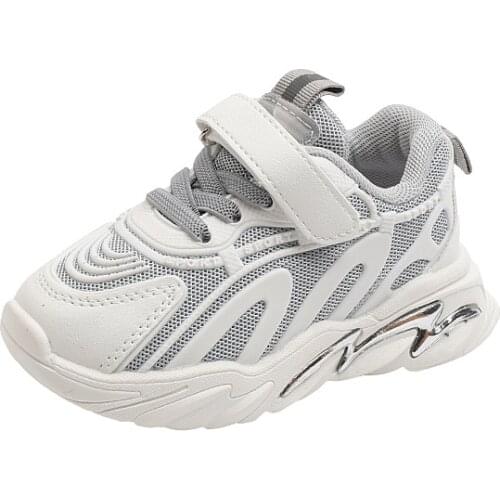 Boys Sports Shoes 2021 New Spring and Autumn Running Shoes Childrens Air Mesh Sneakers Girls Breathable Non-slip Hot Fashion