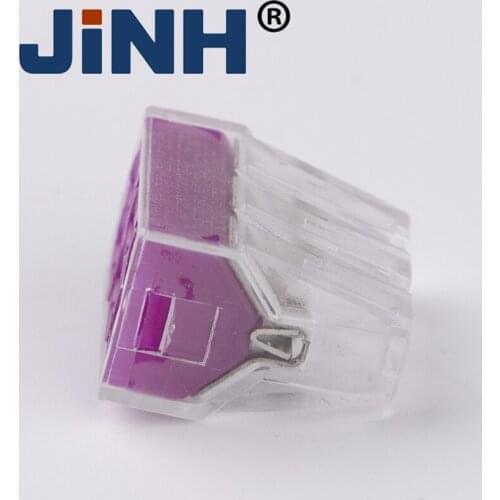 Universal Cable Wire Connectors 24A/450V Fast Push In Wiring Terminal Block Electrical Wire Connector