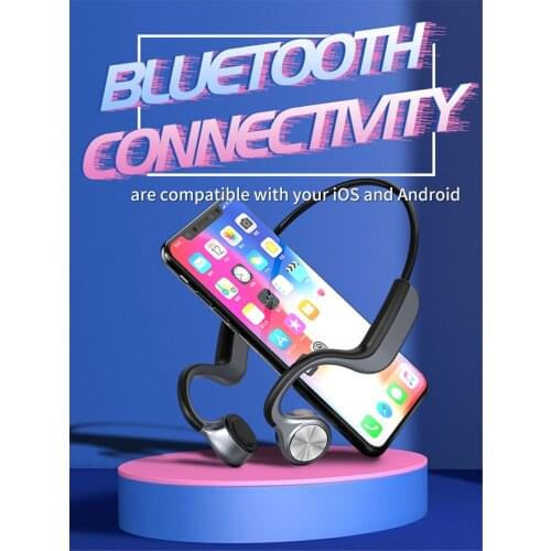 YEVIEW E9 New style Bone Conduction Bluetooth Headset Wireless Bluetooth 5.0 Open Binaural Stereo Waterproof