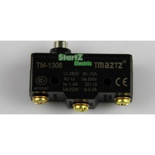 10Pcs 15A 250VAC mini Micro Switch omron micro switch zippy micro switch TM VM 1306 Z-15GD-B