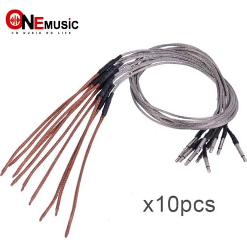 10Pcs Acoustic Guitar Under saddle Cable Piezo Pickup For EQ,Transducer Sensitivity Piezo Bridge Pickup Cable