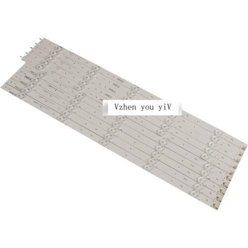 10pcs/SET 5pcs R & 5pcs L strip for Changhong 48inch LED48C2000i LED48C2080i hi quality aluminum back CHGD48LB01