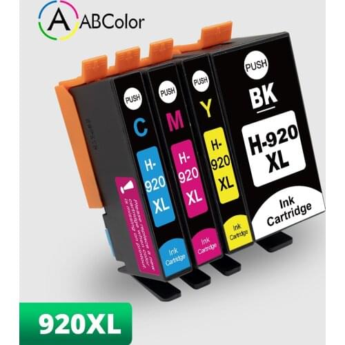920xl 920 For HP 920XL hp 920xl Ink Cartridge 4 PK For HP Officejet 6000 6500 6500 Wireless 6500A 7000 7500 7500A Printer