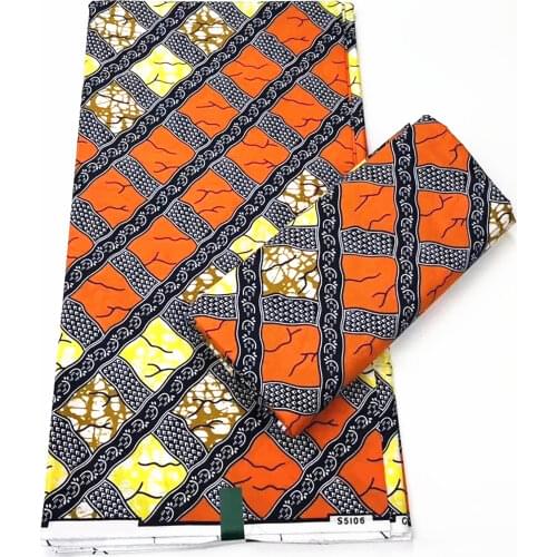 African real Ankara wax print fabric 6yards Cotton Ankara Nigeria Ghana real wax for patchwork sewing african dresses TX18
