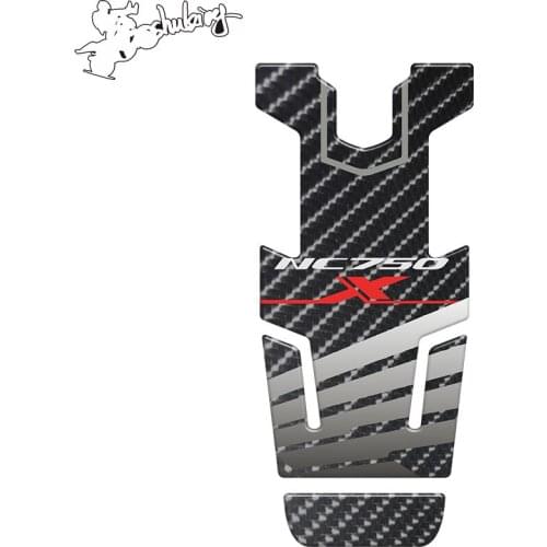 Motorcycle Accessories Carbon Fiber Oil Fuel Gas Tank Pad Decal Protector Sticker For CBR NC750 NC750X NC 750 X 2014 2015 2016