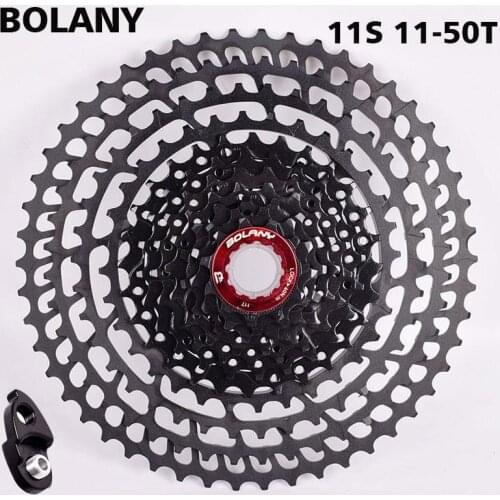 BOLANY MTB 11 speed cassette 11-50T ultra light 375g bicycle tower wheel 7075 aluminum alloy flywheel mountain bike High Quality