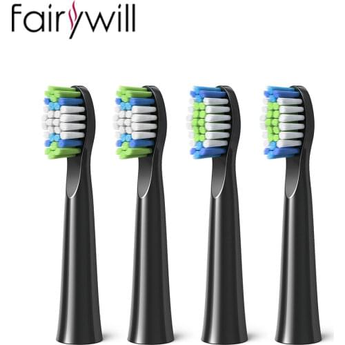Fairywill E11 E10 E6 Electric Toothbrush Replacement Heads Electric Toothbrush 4/8 Heads for Electric Toothbrush Heads