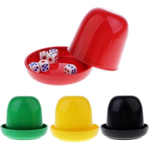 Dice Cup with 6pcs Dice KTV Bar Pub Dice Game Casino Game Party Supplies