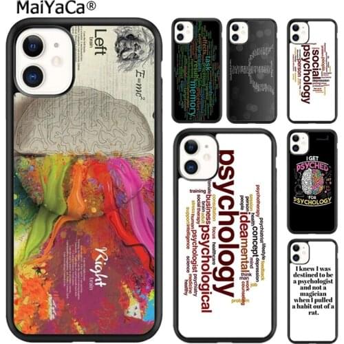 MaiYaCa Awesome Psychologist Profession Psychology Phone Case For iPhone 5 SE 6 6s 7 8 plus X XR XS 11 12 pro max Galaxy S9 S10