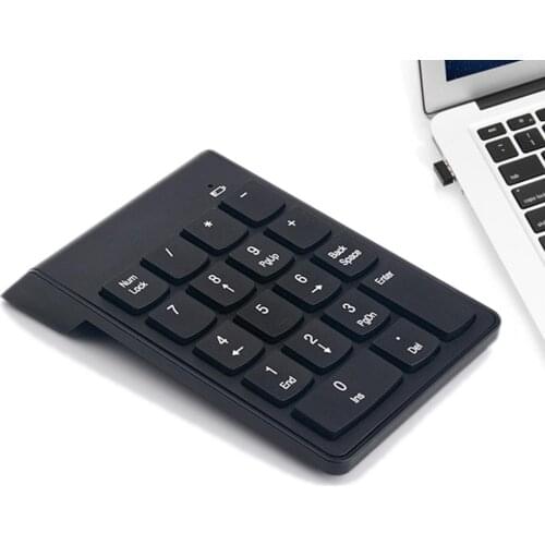 18 Keys Mini USB 2.4GHz Wireless Numeric Keypad Keyboard Numpad for PC Laptop