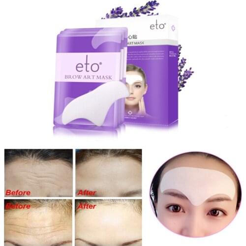 10-30pcs Forehead Anti-Wrinkle Stickers Patches Remove Frown Lines Smile Moisturizing Lifting Mask Health Care Makeup Tools