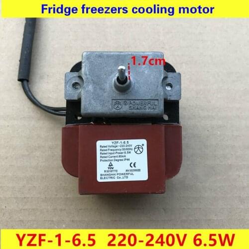 Refrigerator display cold preservation cabinet cooling fan exhaust motor motor YZF-1-6.5YZF-6-6.5