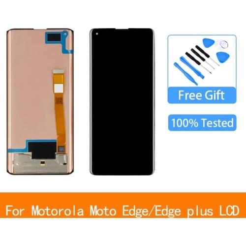 Original 1080 x 2340 px (6.70") For Motorola Moto Edge+ LCD Display Touch Screen Digitizer Assembly For Moto Edge+ /Edge Plus