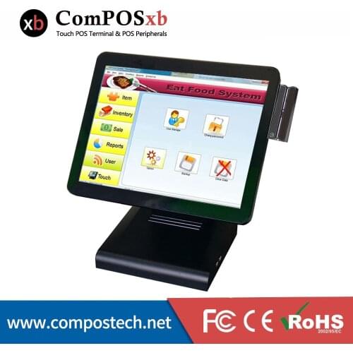 POS Terminal Windows Point Of Sale Pos All In One Cash Register With Card Reader MSR Cash register