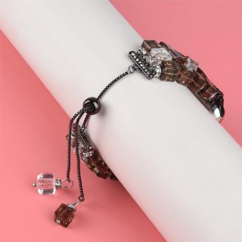 For Apple Watch Series 6/SE/5/4/3/2 Band 40/44MM 42/38MM Fashion Square Crystal Strap Transparent Fresh Bracelet for iWatch Belt