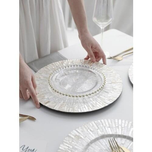 Zq American Ins Style Handmade Insulated Placemat Dining Table Cushion Creative and Slightly Luxury Decorative Western Food Tray