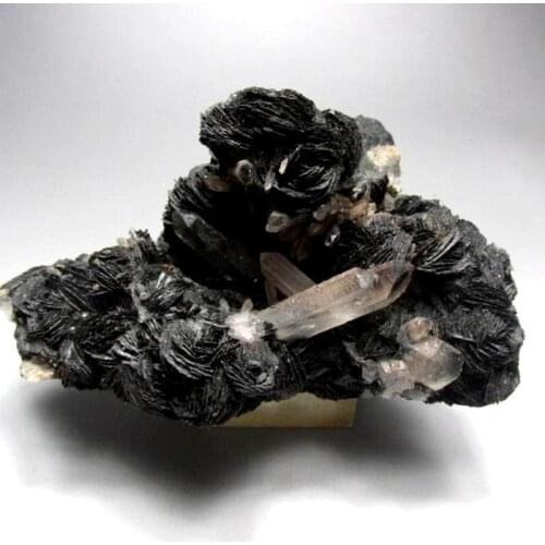 1091g Quartz Cluster on Hematite Rose Specimen - crystals and stones healing Mineral specimen Home Decor feng shui decoration