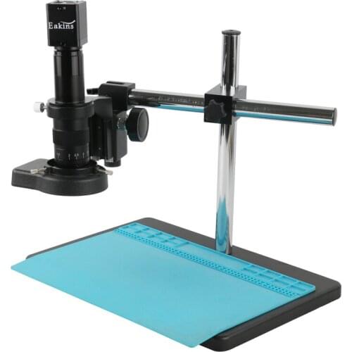 10MP HD 1080P HDMI Industrial Lab PCB Soldering Video Microscope Camera + 180x 300x C Mount Lens + 144 LED Ring Light