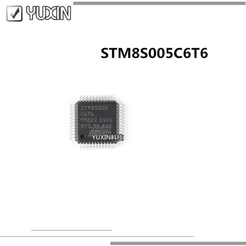 5PCS/LOT 100%Original New STM8S005C6T6 STM8S005C6T6TR STM8S005C6T6 STM8S005 LQFP-48
