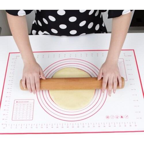 Non_Stick Silicone Baking Mat Sheet Kneading Rolling Dough Pad Mat Baking Bakeware Liners Pads Cooking Tools 60*40CM/26*29cm