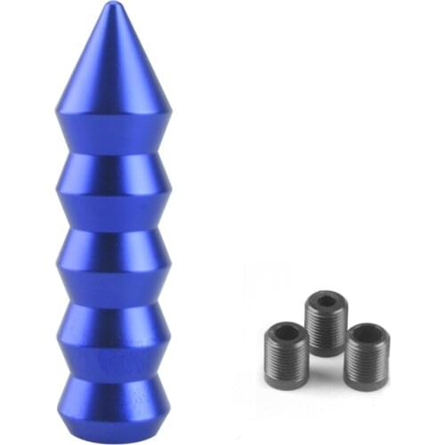 Auto Universal Cone gear head Aluminum alloy 8 Color wave club head racing gear shift head knob handle personality hot