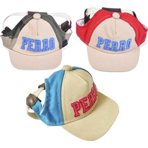 Newest Style Sun Block Summer Sun Hat Breathable Mesh Peaked Cap for Pet Dog Hat Baseball Hats
