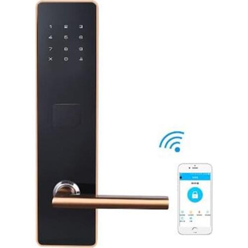 Bluetooth APP Remote Control /Password/Smart Card Access Control Hotel Door Lock