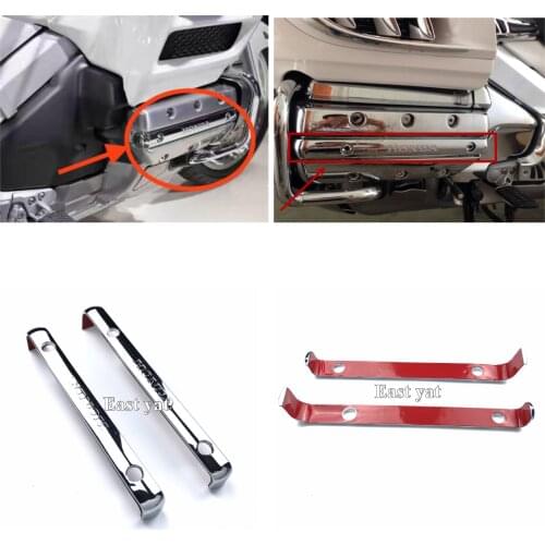 For Honda Goldwing GL1800 2001-2011 Chrome Fairing Cover Left Right Engine Cover 01 02 03 04 05 06 07 08 09 10 11