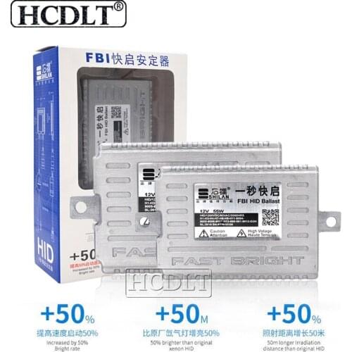 HCDLT 55W Fast Bright Ballast 1 Second Quick Start Car Light AC 12V Xenon Ballast Reactor For 55W Xenon Bulb HID Headlight Kit