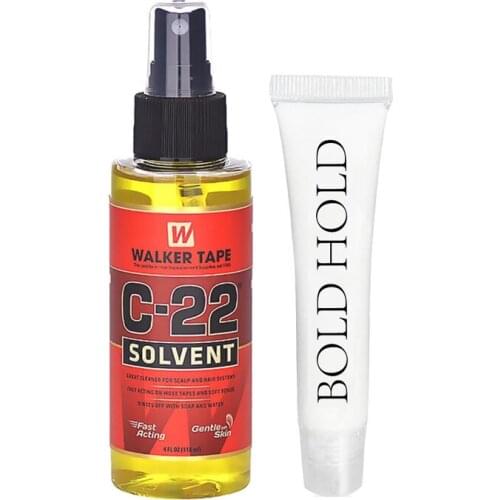Wig Glue Bold Hold Lace Glue Waterproof Hair Glue for Lace Wig Hair Bonding Glue and C-22 Hair Solvent Tape Adhesives Remover