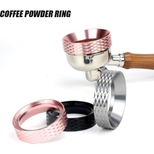 Coffee Powder Ring Espresso Coffee Machine Handle Magnetic Anti-flying Powder Ring 51mm/53mm/58mm Coffee Powder Receiving Ring