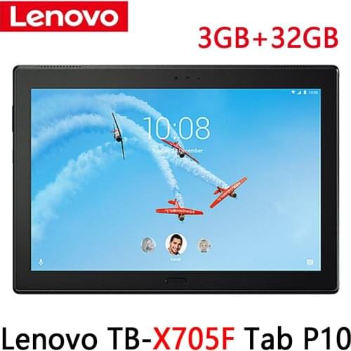 Lenovo Tab P10 TB-X705F Snapdragon 450 Octa-Core 10.1 inch 1920*1200 3GB Ram 32GB Rom Android 8 WiFI Tablet PC Android Tablet