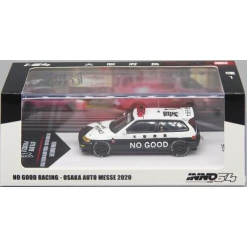 1:64 2020 HONDA CIVIC EF9 BLACK&WHITE Metal Diecast Alloy toy cars Model Vehicles For Children Boys gift hot