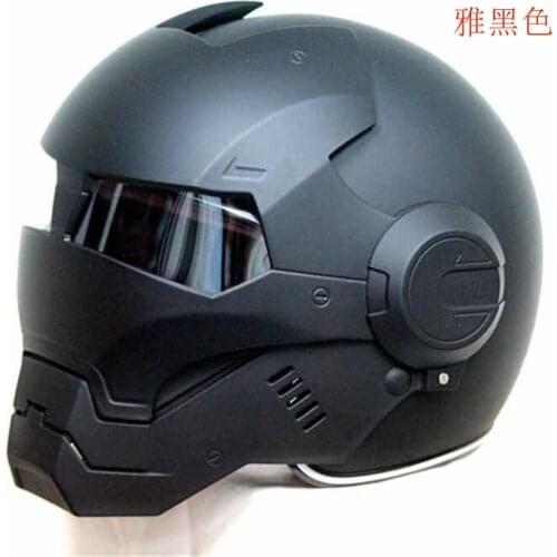 Motorcycle helmet personal safety helmet iron man face lift helmet transformer full helmet protective helmet