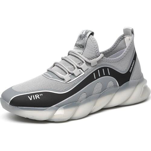 Mens Casual Sports Running Shoes 2021 New Summer Fashion Mesh Breathable Comfortable Soft Bottom Fashion Non-slip Wear-resistan