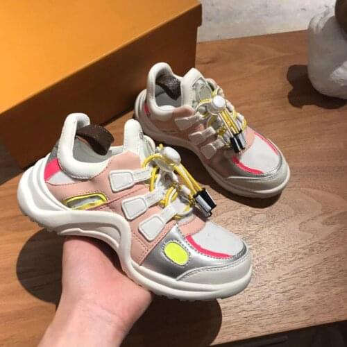 2021 New Causel Girls Sports Teenage Fashion Girls Shoes Outwear 26-35Size