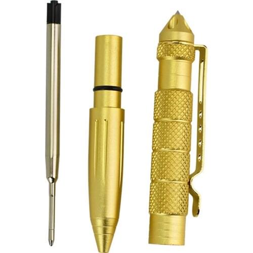 New High Quality Safety first aid equipment Tactical Pen Self Defense Pen Tool Multipurpose Aviation Aluminum Anti-skid Portable