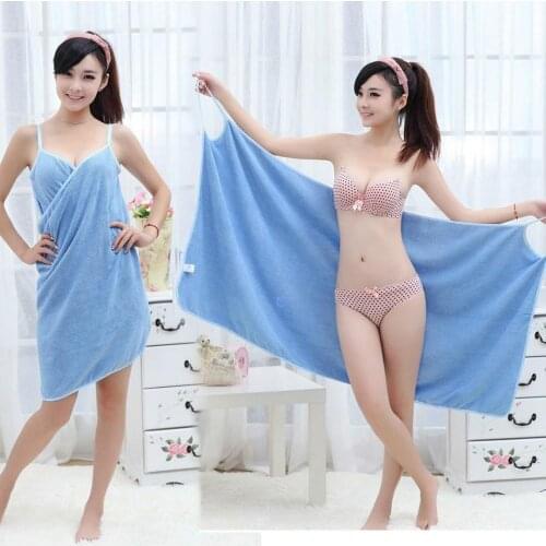 New Home Textile Towel Women Robes Bath Wearable Towel Dress Womens Lady Fast Drying Beach Spa Magical Sleeping wear