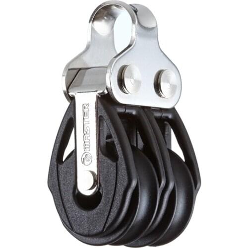 Sailboat Hardware 40mm 1 9/16" Double Swivel Shackle Block Master BB-0403F
