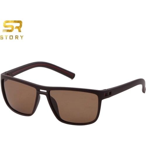 STORY Brand Design Polarized Sunglasses Men/Women Driver Shades Vintage Sun Glasses Male Square Mirror Summer UV400 Oculos