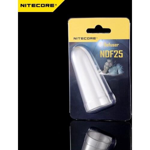 NITECORE NDF25.4mm Translucent White Diffuser Cone Traffic Wand Tip for MT20C MT20A MH10 MH12 MT1U P12GT P05 P10 EA11 EC21 EA21