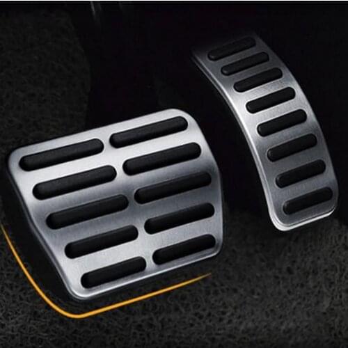 SBTMY Car Fuel Brake Clutch pedals Plate Cover for Volkswagen VW Polo Bora Lavida Jetta MK4/Golf MK4/Skoda Fabia