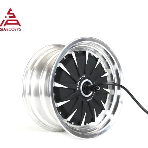 SIAECOSYS/QSMotor 12x7.5inch 260 3000W 72V 70kph High power BLDC in Wheel Hub Motor for Electric Scooter