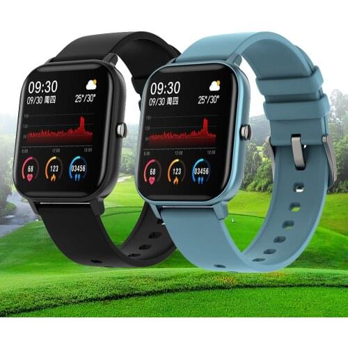 Smart Watch Men Women 1.4 Inch Full Touch Screen Fitness Tracker Heart Rate Monitor Clock Waterproof Clock GTS Sports Smart Band