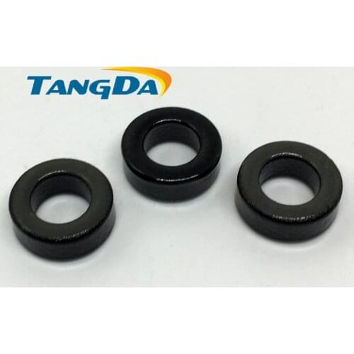 TANGDA T50 10 Iron powder cores T50-10 OD*ID*HT12.7*7.7*4.8mm 3.1nH/N2 6uo Iron dust Ferrite Toroid Core toroidal black gray PR