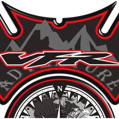 VFR 400 750 800 1200X X F Motorcycle 3D Stickers Side Panel Protector For Honda Fairing Decals Emblem Badge Tank Pad Protection